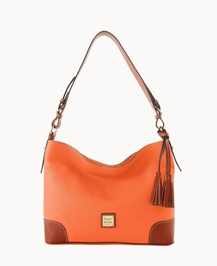 Woman Pebble Grain Large Sac Coral Dooney and Bourke Shoulder Bags