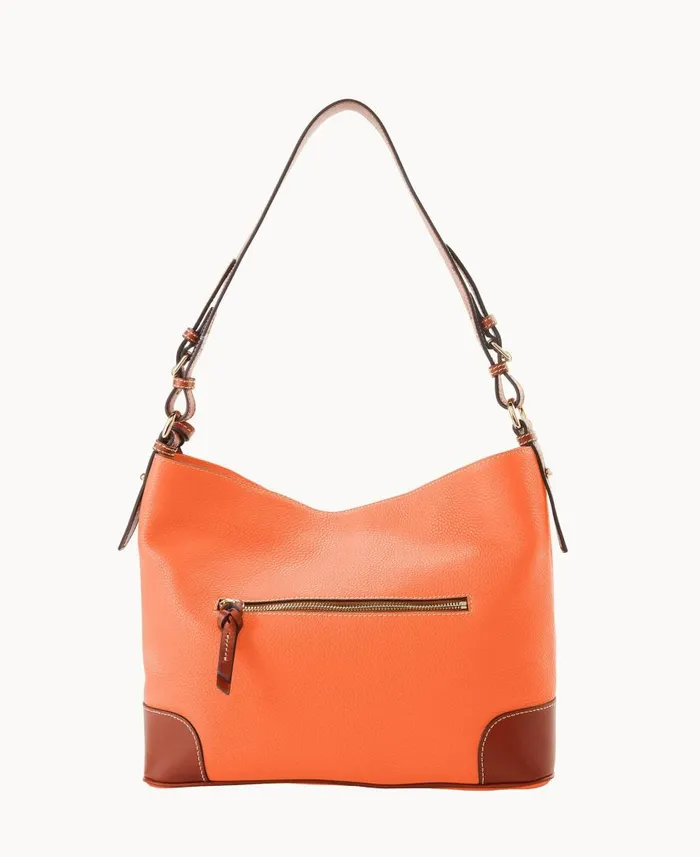 Woman Pebble Grain Large Sac Coral Dooney and Bourke Shoulder Bags Woman Pebble Grain Large Sac Coral Dooney and Bourke Shoulder Bags