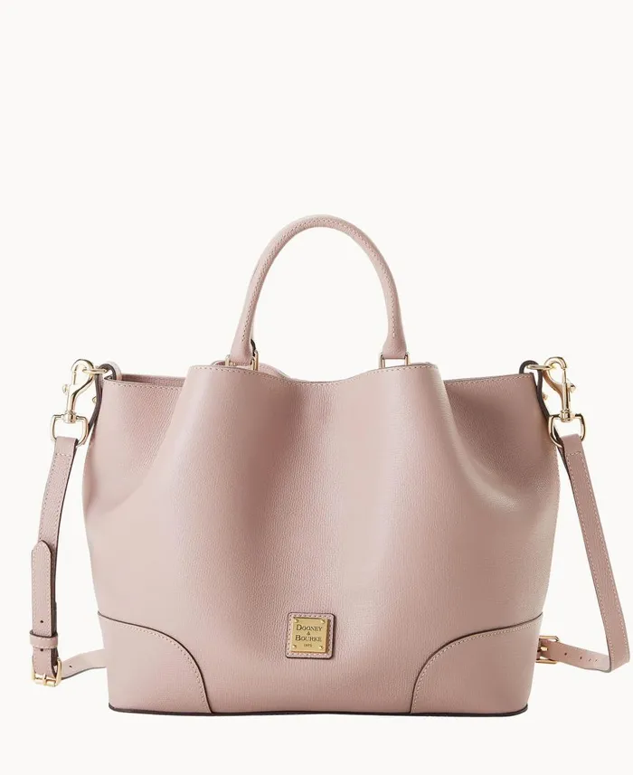 Woman Sorrento Large Barlow Mushroom Dooney and Bourke Satchels