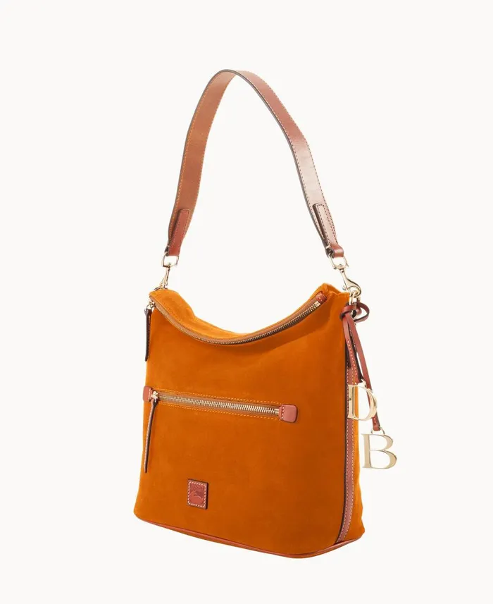 Woman Suede Large Sac Honey Dooney and Bourke Shoulder Bags Woman Suede Large Sac Honey Dooney and Bourke Shoulder Bags