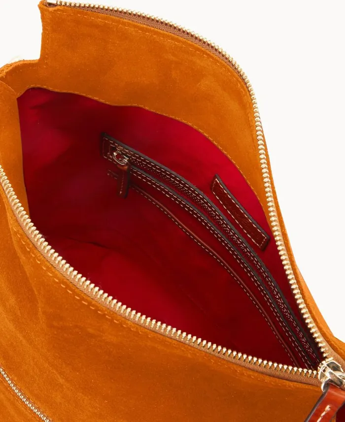 Woman Suede Large Sac Honey Dooney and Bourke Shoulder Bags Woman Suede Large Sac Honey Dooney and Bourke Shoulder Bags