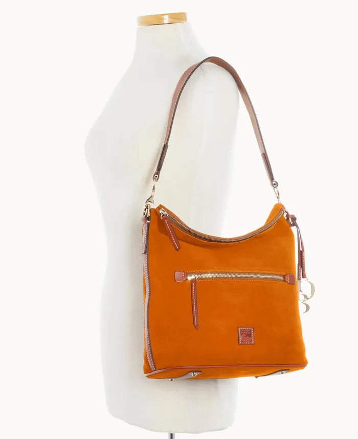 Woman Suede Large Sac Honey Dooney and Bourke Shoulder Bags Woman Suede Large Sac Honey Dooney and Bourke Shoulder Bags