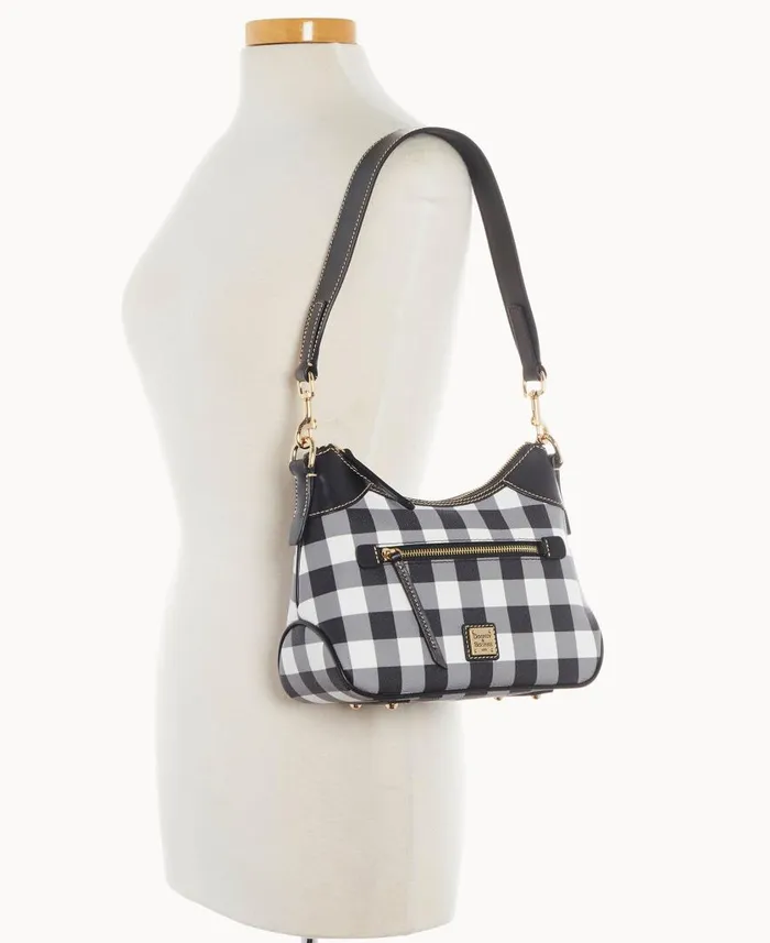 Woman Tucker Small Hobo Black Dooney and Bourke Shoulder Bags Woman Tucker Small Hobo Black Dooney and Bourke Shoulder Bags