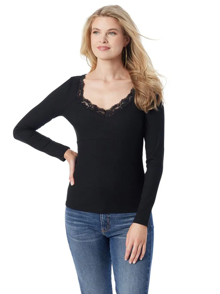 Women Abbey Sweatheart Top In Anthracite Jessica Simpson Tops and Tees