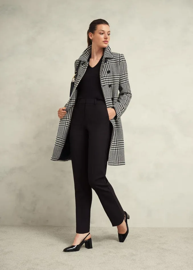 Women Aimee Double Fronted Top Black Hobbs Tops
