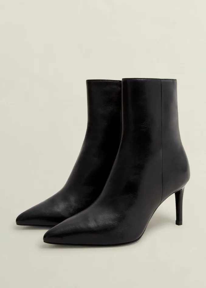 Women Aria Leather Ankle Boots Black Hobbs Boots