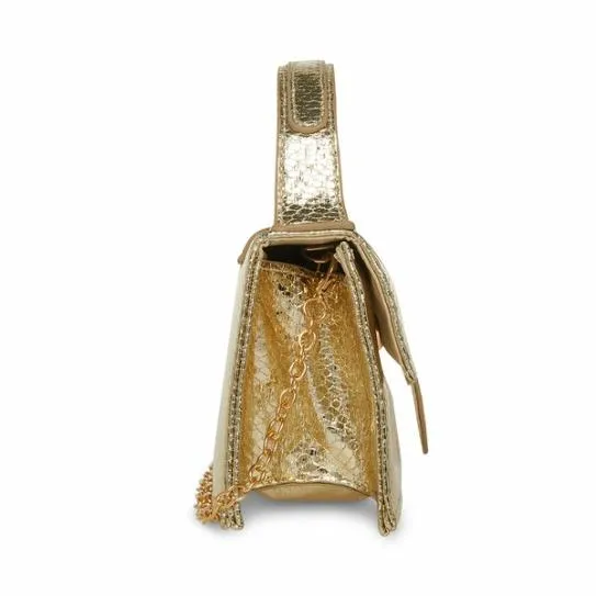 Women ARLAN BAG GOLD SNAKE Gold Snake Steve Madden Crossbody Bags Women ARLAN BAG GOLD SNAKE Gold Snake Steve Madden Crossbody Bags