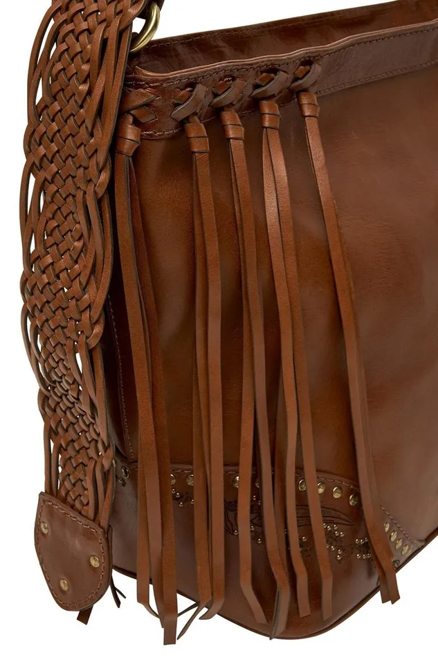 Women Bags Camilla Leather Hobo Tan
