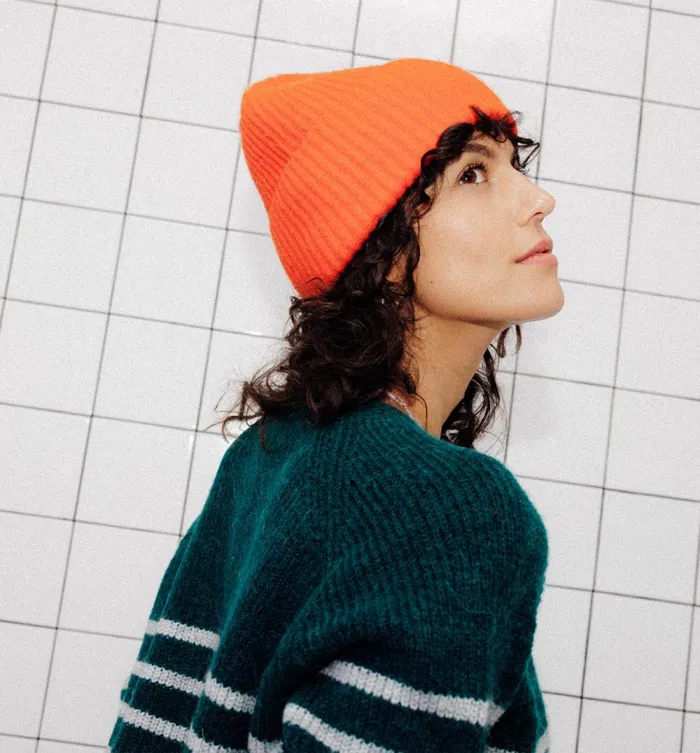 Women Beanie Knit Hat 8211 Coral Promod Hats And Gloves