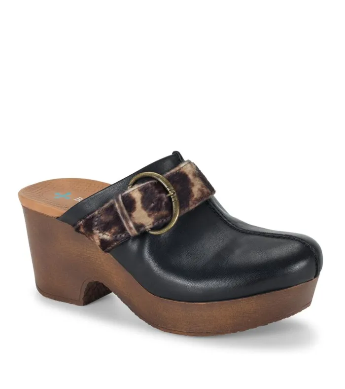 Women Belita Clog Blackbrown Baretraps Clogs and Mules