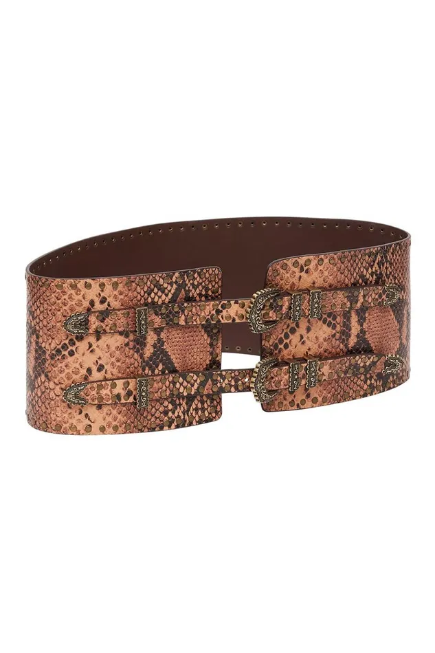 Women Belts Camilla Wide Double Buckle Belt Tales Of Talitha