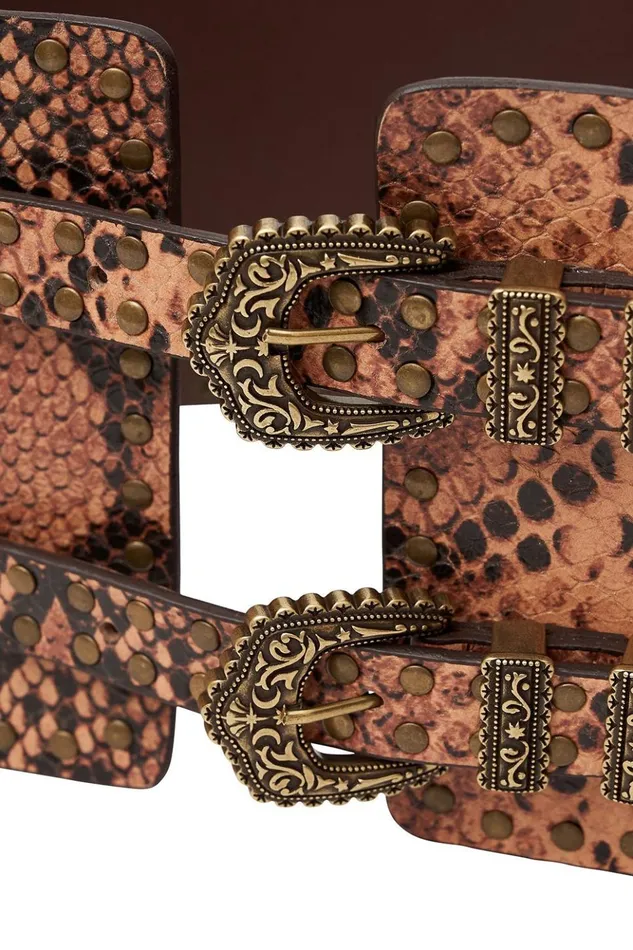 Women Belts Camilla Wide Double Buckle Belt Tales Of Talitha