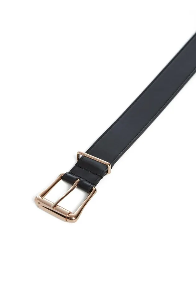 Women Belts Gabriela Hearst Laird Belt In Black Leather