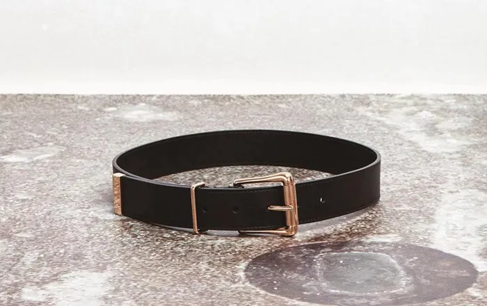 Women Belts Gabriela Hearst Laird Belt In Black Leather