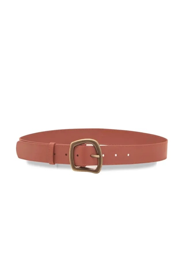 Women Belts Gabriela Hearst Simone Waist Belt In Cognac Nappa Leather