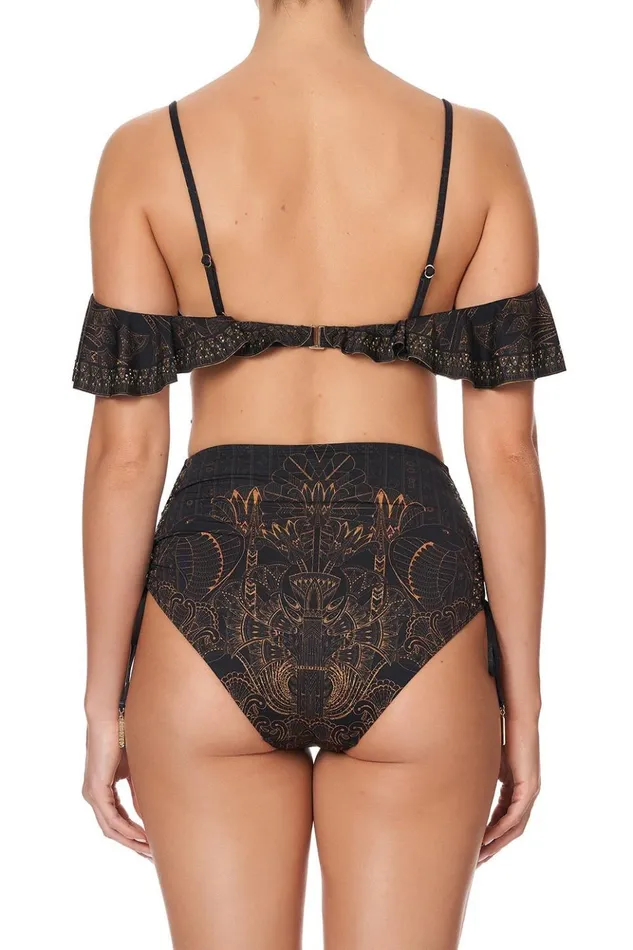 Women Bikinis Camilla Frill Over Shoulder Top Cobra King