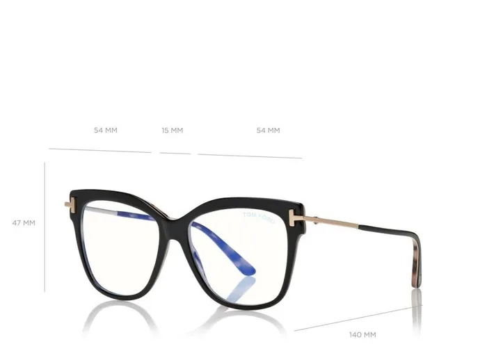 Women BLUE BLOCK COLLECTION Tom Ford Blue Block Square Shape Opticals Women BLUE BLOCK COLLECTION Tom Ford Blue Block Square Shape Opticals