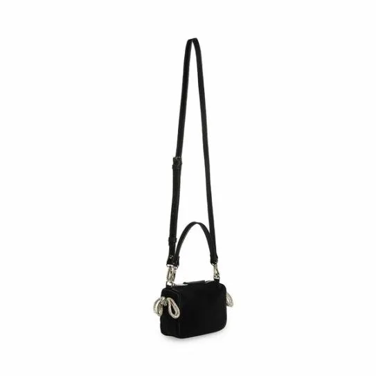Women BNOBLEB BLACK SATIN Black Satin Steve Madden Crossbody Bags Women BNOBLEB BLACK SATIN Black Satin Steve Madden Crossbody Bags
