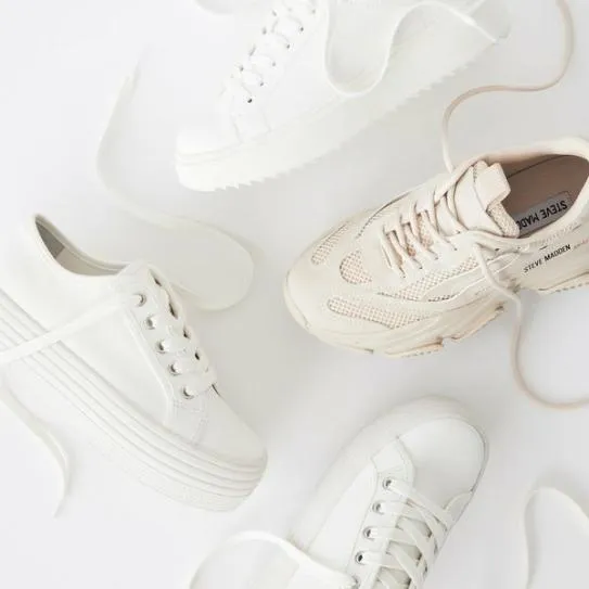 Women BOBBI30 WHITE White Steve Madden Sneakers Women BOBBI30 WHITE White Steve Madden Sneakers