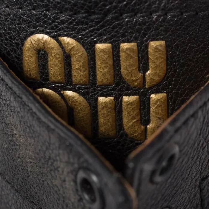Women Boots And Ankle Boots Miu Miu Leather Laced Booties Black Women Boots And Ankle Boots Miu Miu Leather Laced Booties Black