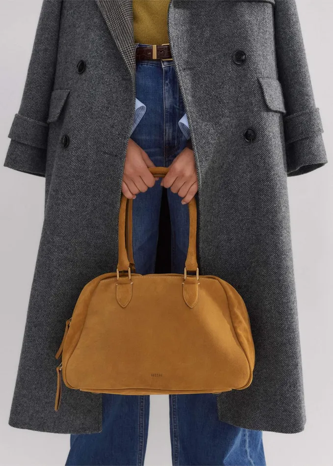 Women Bowling Bag Ochre MEEM