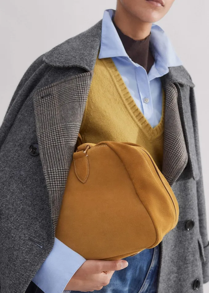 Women Bowling Bag Ochre MEEM
