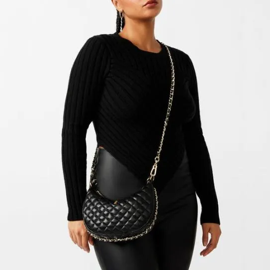 Women BRINK BAG BLACK Black Steve Madden Crossbody Bags Women BRINK BAG BLACK Black Steve Madden Crossbody Bags