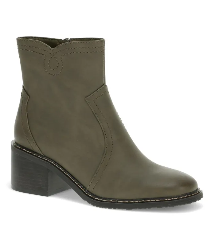 Women Calloway Block Heel Bootie Moss Mist Baretraps Booties