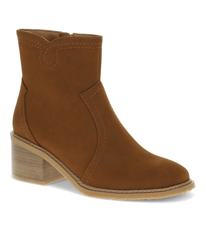 Women Calloway Block Heel Bootie Nutshell Baretraps Booties