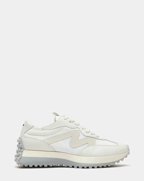 Women CAMPO WHITEGREY White Grey Steve Madden Sneakers