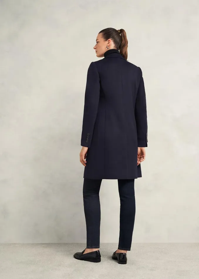 Women Cavendish Wool Coat Navy Hobbs Coats and Jackets