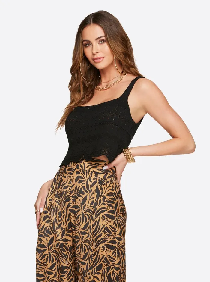 Women Cecile Sweater Tank In Black Jessica Simpson Tops and Tees