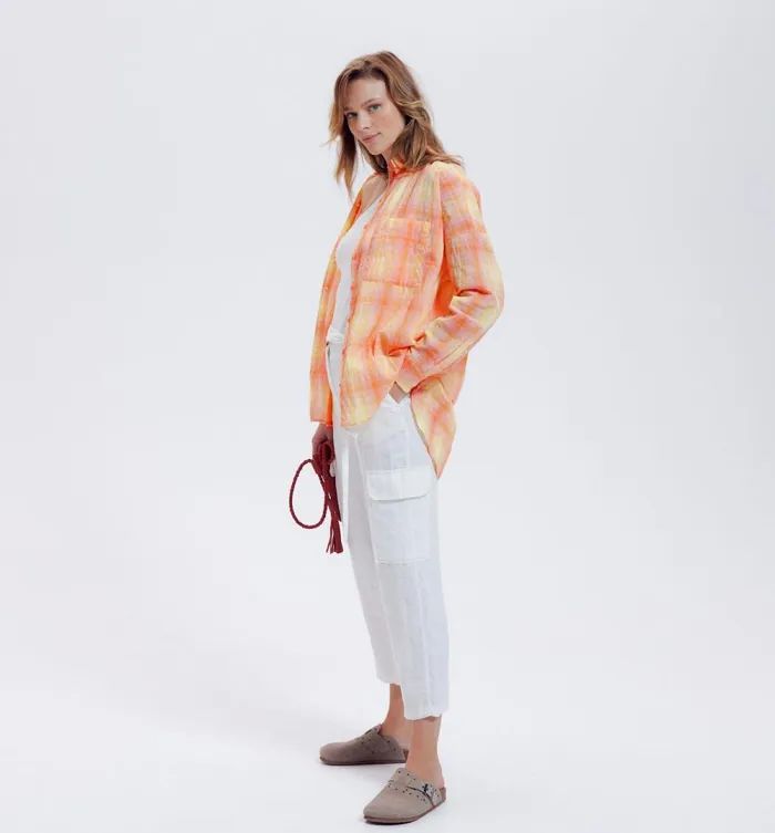 Women Checked Maxi Shirt 8211 Multicolour Checks Promod Shirts And Tunics Women Checked Maxi Shirt 8211 Multicolour Checks Promod Shirts And Tunics