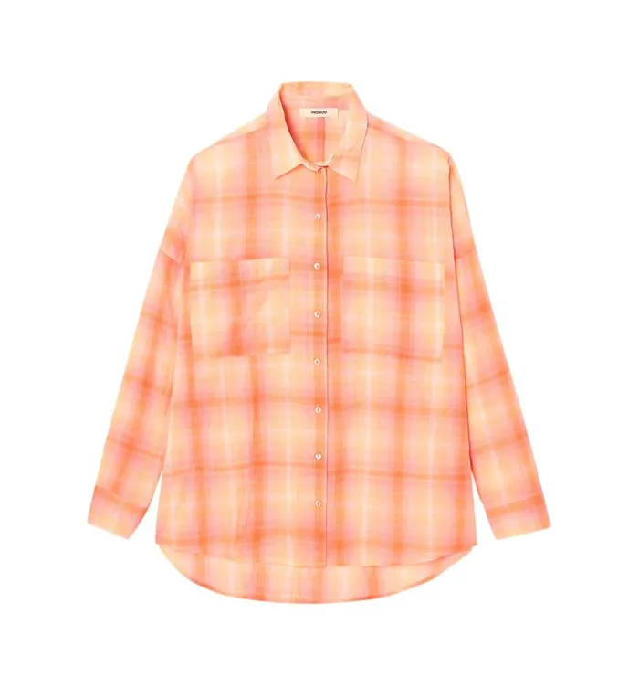 Women Checked Maxi Shirt 8211 Multicolour Checks Promod Shirts And Tunics Women Checked Maxi Shirt 8211 Multicolour Checks Promod Shirts And Tunics