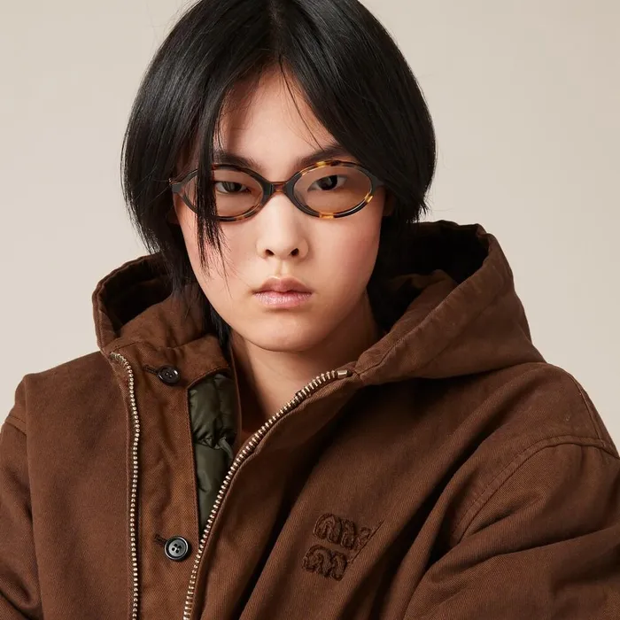 Women Coats And Jackets Miu Miu Gabardine Down Jacket Cocoa Brown Women Coats And Jackets Miu Miu Gabardine Down Jacket Cocoa Brown