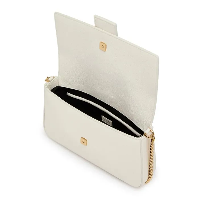 Women Cross Body Bags Tom Ford Grain Leather Tf Chain Shoulder Bag Chalk Women Cross Body Bags Tom Ford Grain Leather Tf Chain Shoulder Bag Chalk
