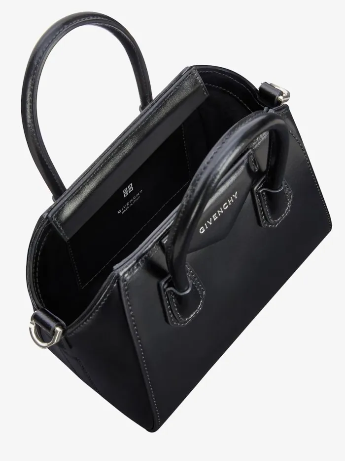 Women Crossbody Bags Givenchy Antigona Toy Bag In Box Leather Black Women Crossbody Bags Givenchy Antigona Toy Bag In Box Leather Black