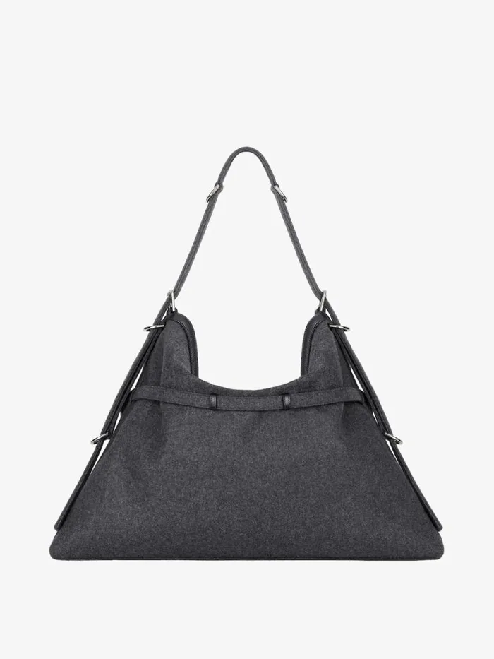 Women Crossbody Bags Givenchy Large Voyou Bag In Cashmere Medium Grey Women Crossbody Bags Givenchy Large Voyou Bag In Cashmere Medium Grey