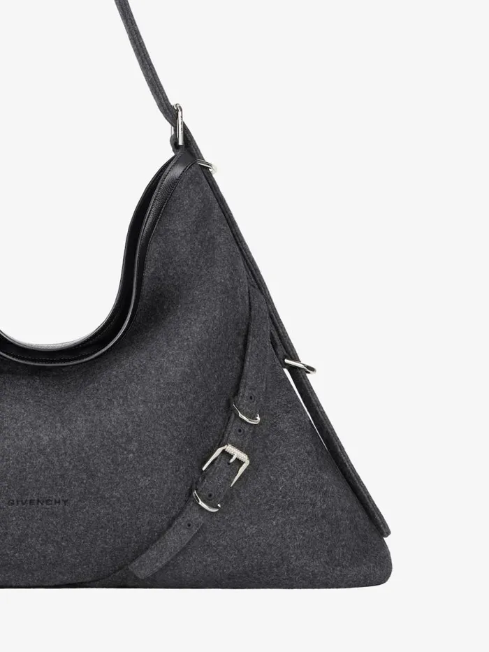 Women Crossbody Bags Givenchy Large Voyou Bag In Cashmere Medium Grey Women Crossbody Bags Givenchy Large Voyou Bag In Cashmere Medium Grey