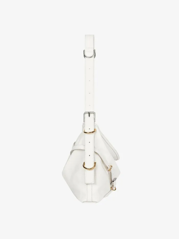Women Crossbody Bags Givenchy Medium Voyou Bag In Leather Ivory Women Crossbody Bags Givenchy Medium Voyou Bag In Leather Ivory