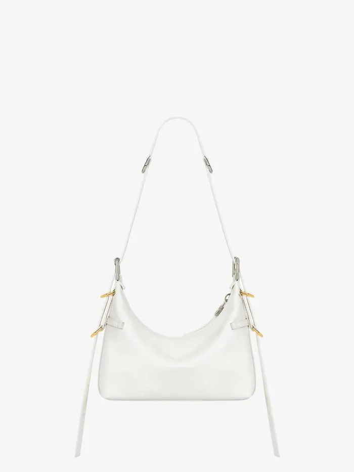 Women Crossbody Bags Givenchy Mini Voyou Bag In Leather Ivory Women Crossbody Bags Givenchy Mini Voyou Bag In Leather Ivory