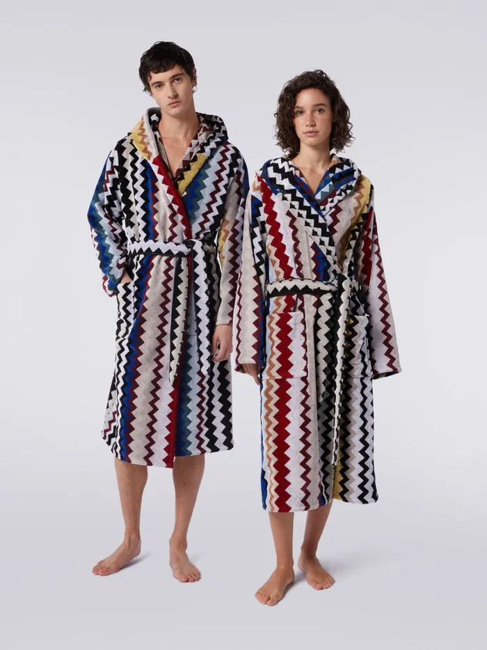 Women Cyrus Hooded Bathrobe Red Missoni Bathrobes