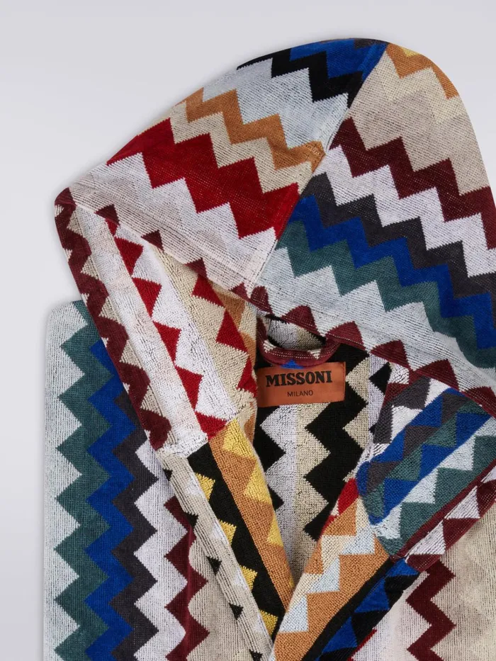 Women Cyrus Hooded Bathrobe Red Missoni Bathrobes Women Cyrus Hooded Bathrobe Red Missoni Bathrobes