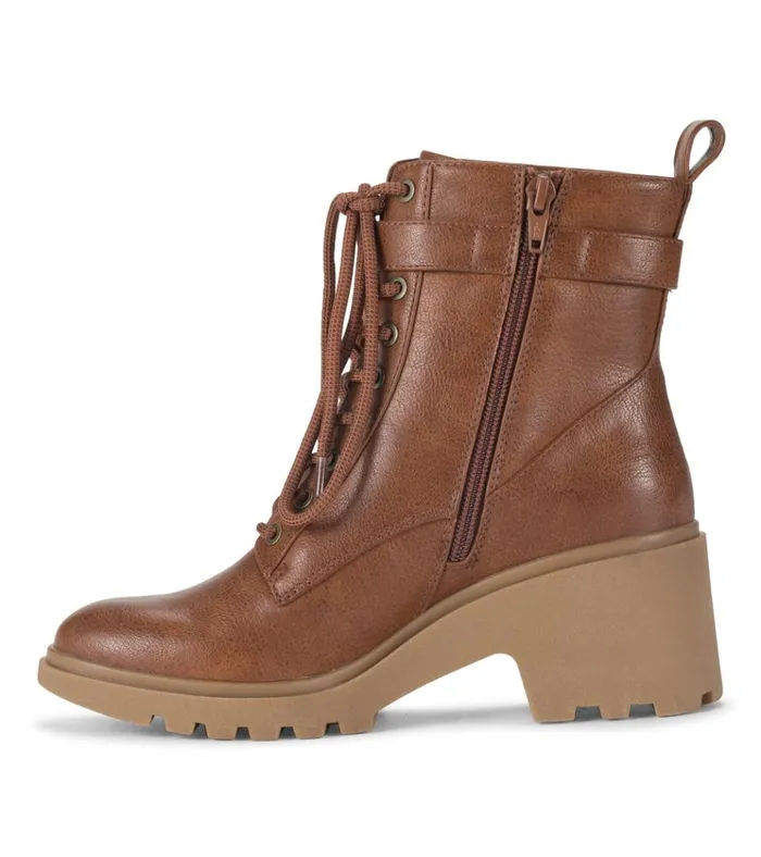 Women Dani Lace Up Boot Cognac Baretraps Booties