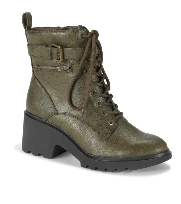 Women Dani Lace Up Boot Dark Jade Baretraps Booties