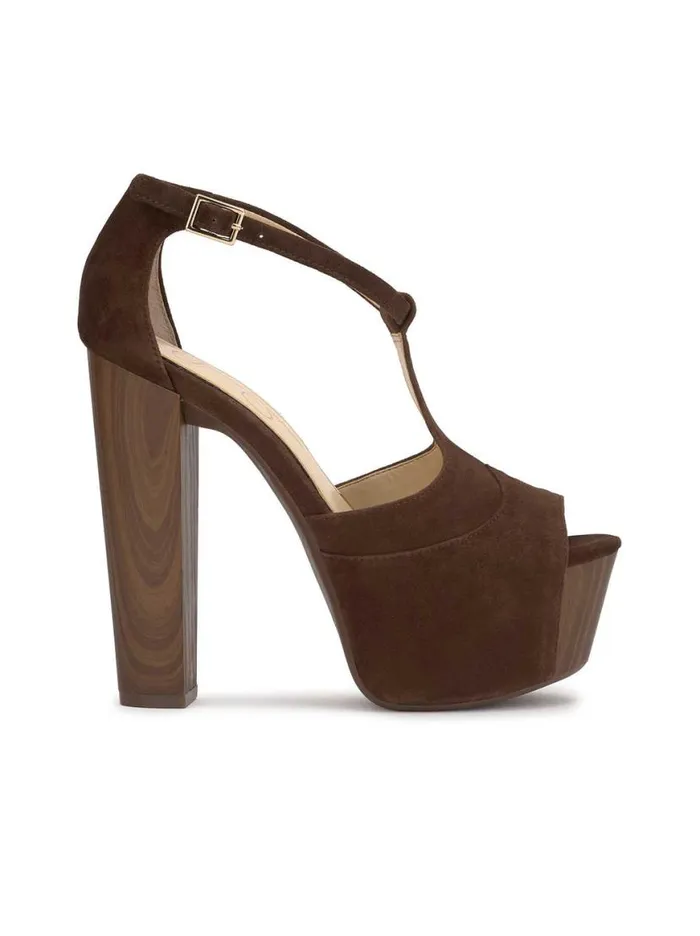 Women Dany Tstrap Platform Sandal In Walnut Jessica Simpson Platforms