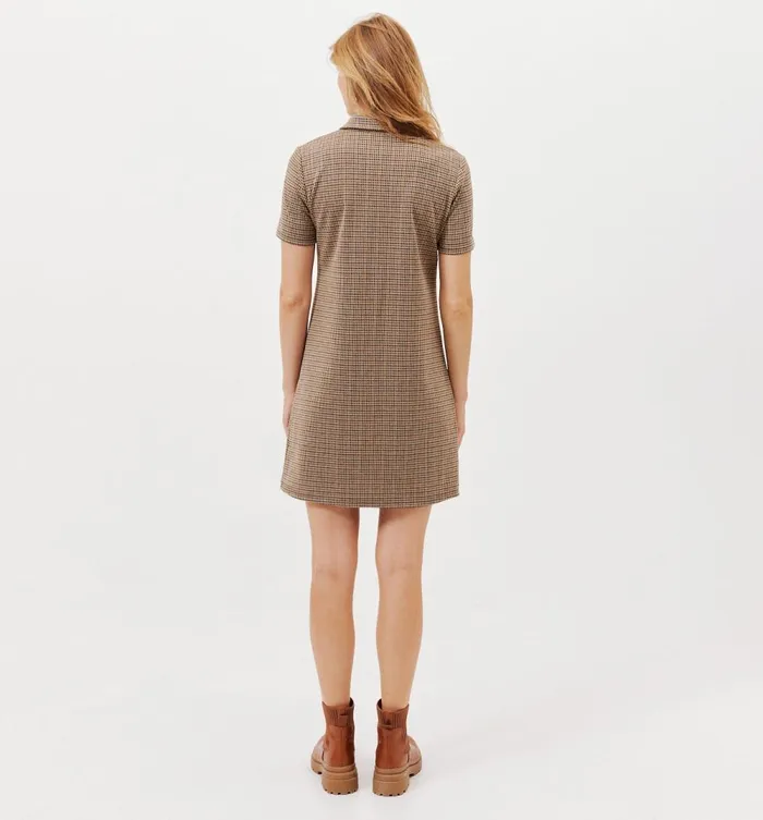 Women Dogtooth Check Jersey Dress 8211 Multicolour Checks Promod Dresses Women Dogtooth Check Jersey Dress 8211 Multicolour Checks Promod Dresses