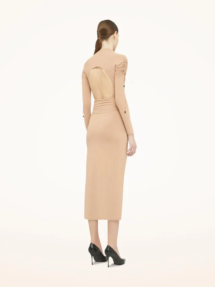Women Dresses and Skirts Wolford Crepe Jersey Skirt Almond
