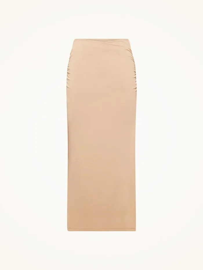 Women Dresses and Skirts Wolford Crepe Jersey Skirt Almond