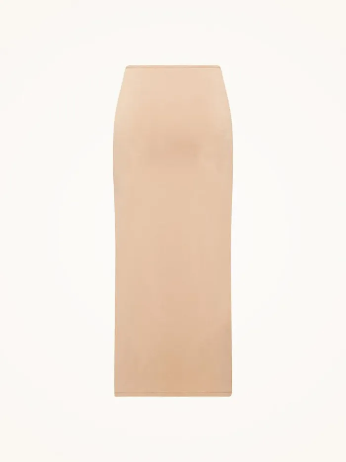 Women Dresses and Skirts Wolford Crepe Jersey Skirt Almond